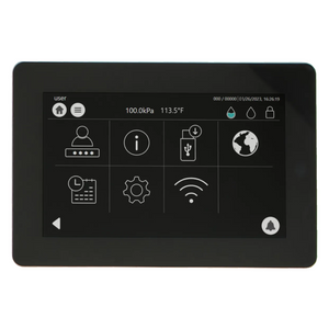 Tuttnauer T-Top Autoclave Sterilizer Series showing cycle controls, Wi-Fi-enabled T-Connect cloud monitoring, and real-time sterilization status for compliance tracking.