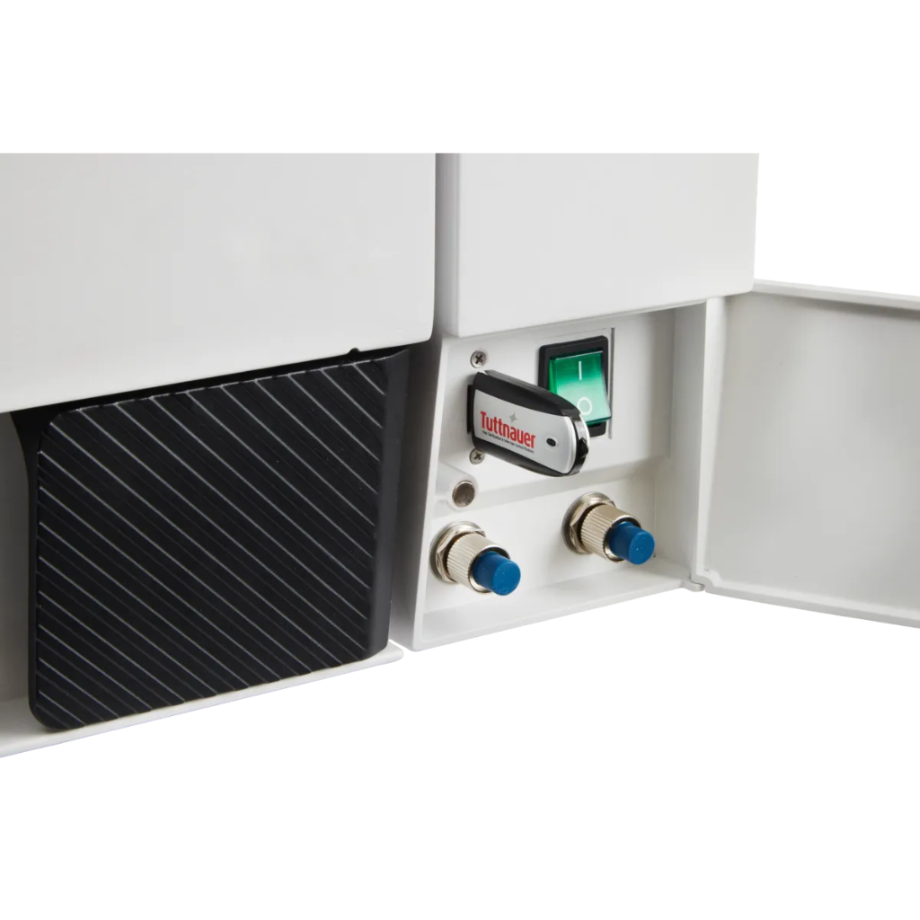 Tuttnauer T-Top Autoclave Sterilizer Series USB access ports, enabling cycle data export, sterilization records storage, and compliance documentation.