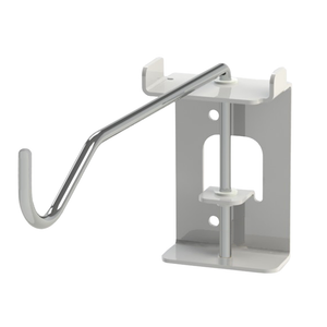 Wall-mounted IV hook offers IV therapy businesses, Med Spas, and medical wellness practices a simple, cost-effective way to organize IV treatments while eliminating the clutter of traditional floor-mounted IV poles.