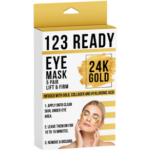 ZAQ 123 Ready 24K Gold Lift & Firm Gel Eye Patches