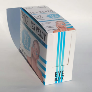 ZAQ 123 Ready ICE BLUE ENERGIZE GEL EYE PATCHES - Side View