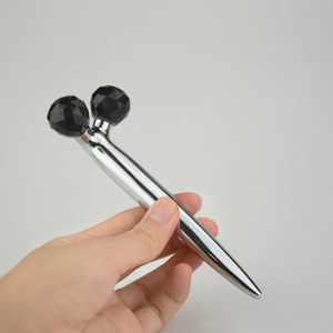 ZAQ Black Obsidian Y Facial Roller - Lifestyle View