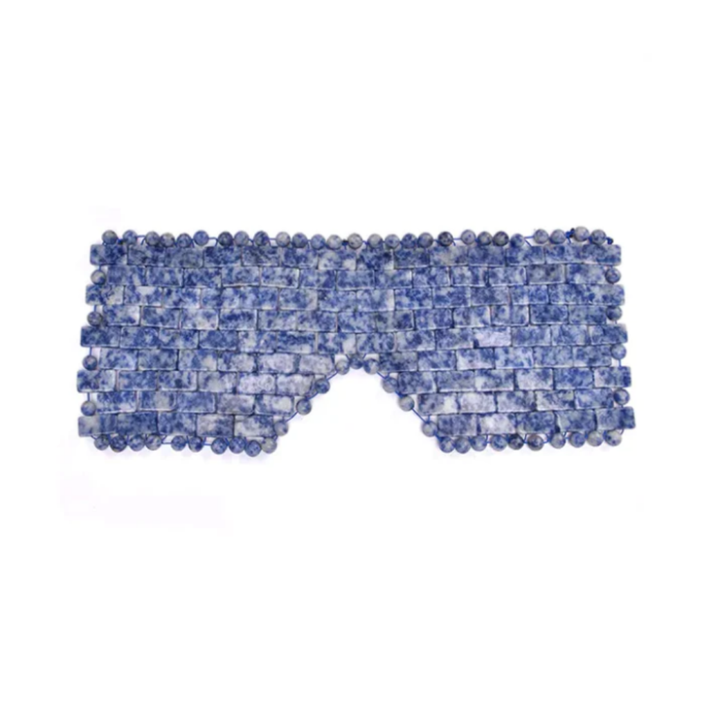 ZAQ Blue Sodalite EYE MASK- Handmade