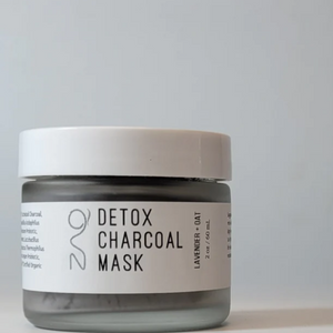 ZAQ Detox Charcoal Mask - Lavender + Oat - Front View