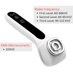ZAQ Facial Rejuvenation Device - 7 LED, RF, EMS, Sonic Vibration, Hot Massager Therapy - Specifications