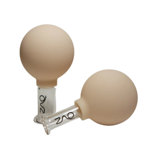 ZAQ Glass Facial Cupping 2pc Set - Skin