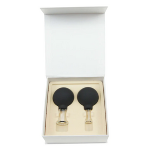 ZAQ Glass Facial Cupping 2pc Set