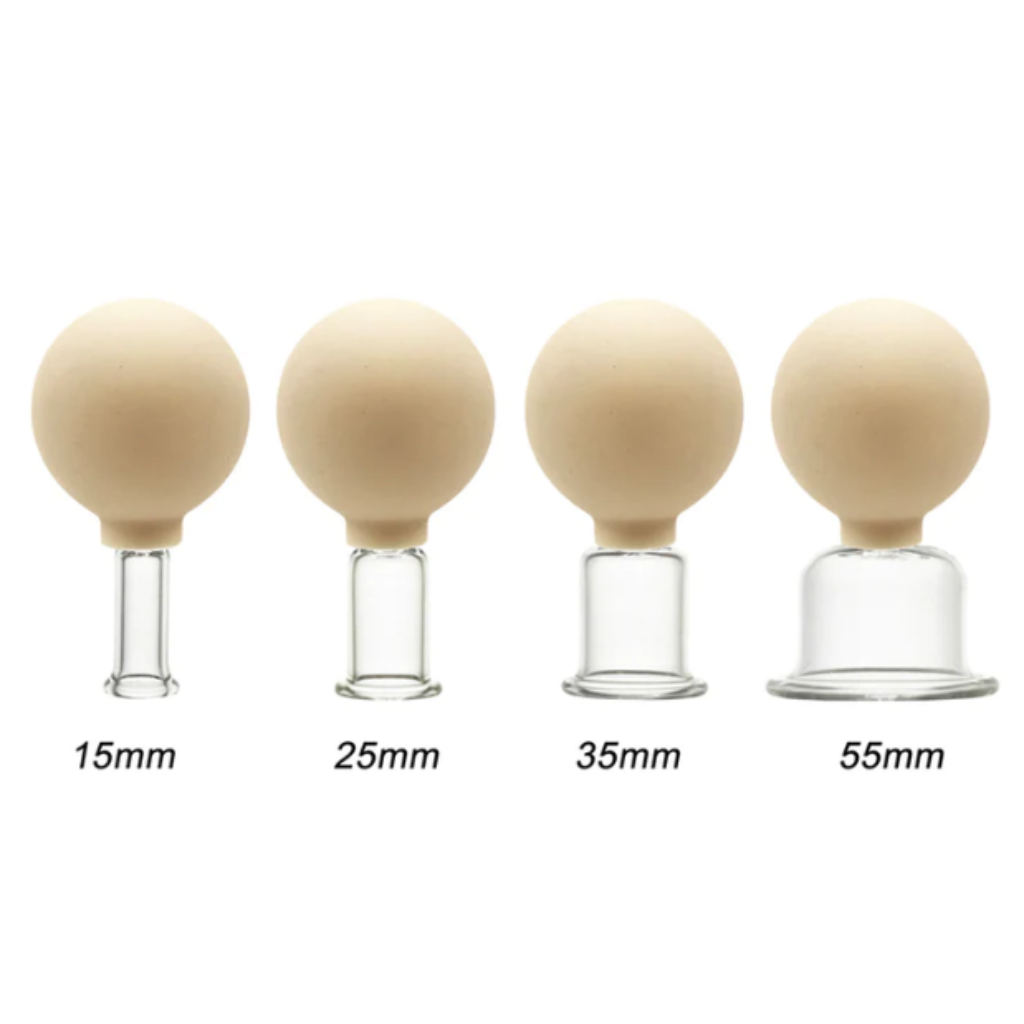 ZAQ Glass Facial Cupping 4pc Set - Skin