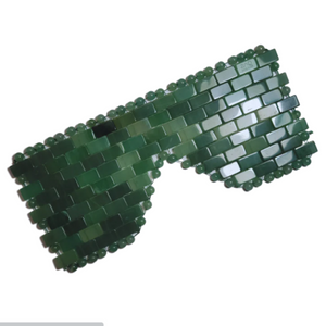 ZAQ Jade Eye Mask - Handmade