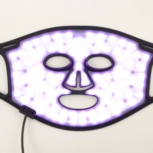 ZAQ Noor 2.0 Infrared LED Light Therapy Face Mask - Back View (Purple)