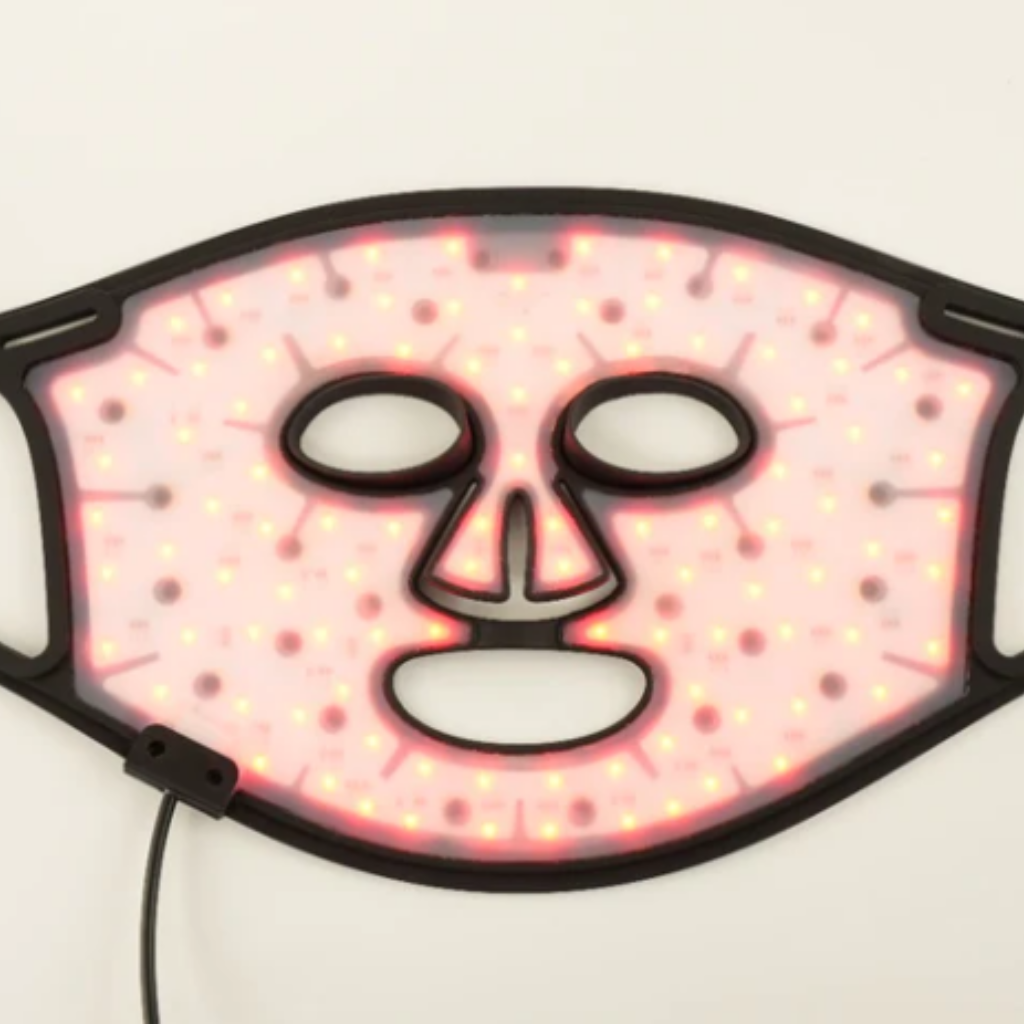 ZAQ Noor 2.0 Infrared LED Light Therapy Face Mask - Back View (Red)