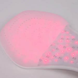 ZAQ Noor 2.0 LED Light Therapy Hand Mask - Top View Pink LED