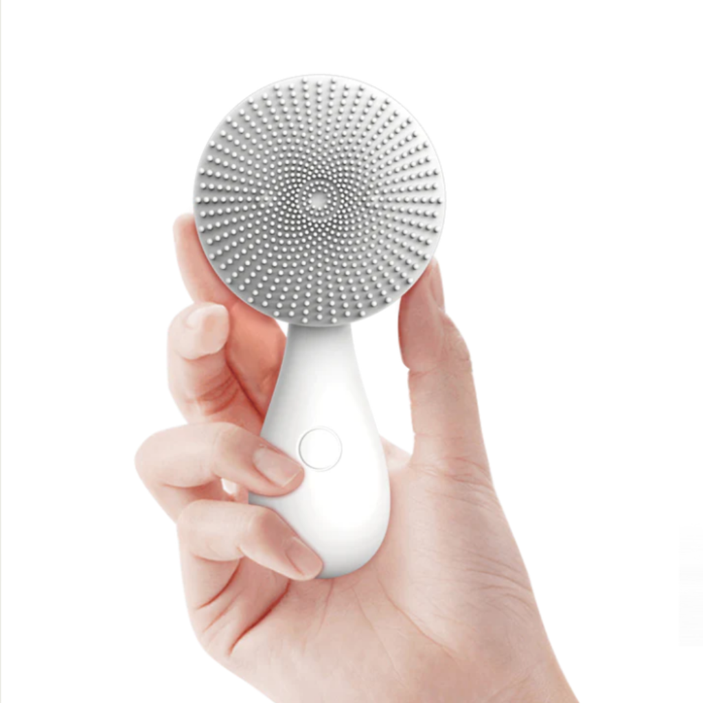 ZAQ Tara Sonic Vibrating Magnetic Beads Facial Cleansing Brush - Lifestyle View