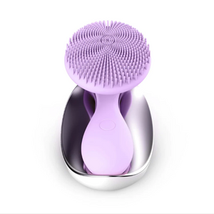 ZAQ Tara Sonic Vibrating Magnetic Beads Facial Cleansing Brush - Purple