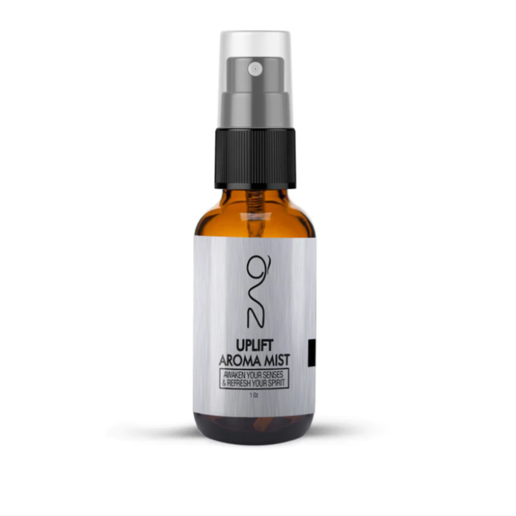 ZAQ Uplift Aroma Essential Oil Body Spray, Linen Spray, or Room Mist - Front View