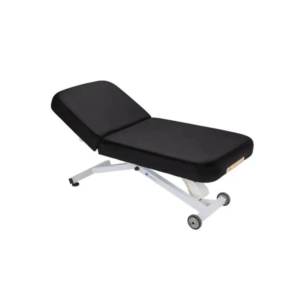 Earthlite Ellora Pneumatic Tilt Electric Lift Massage Table: Black