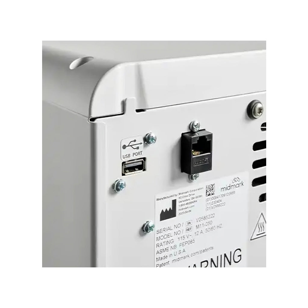 Midmark Ritter M11® Steam Sterilizer Autoclave USB port