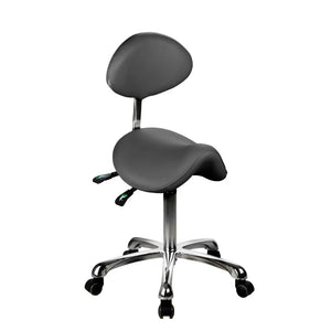 Esthetician Stool Saddle Style with Contoured Back Support (1025A)