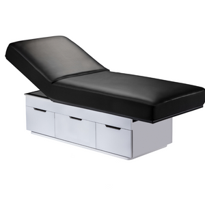 LEC Century City™ Dual-Pedestal Low-Range Treatment Table with Pull Out Drawer