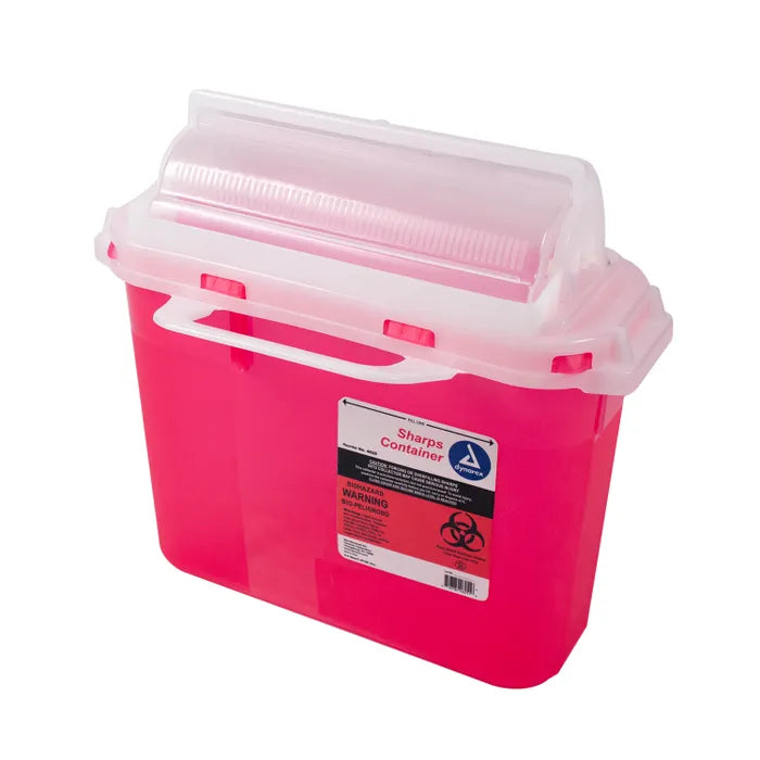 Dynarex 5 Quart Sharps container