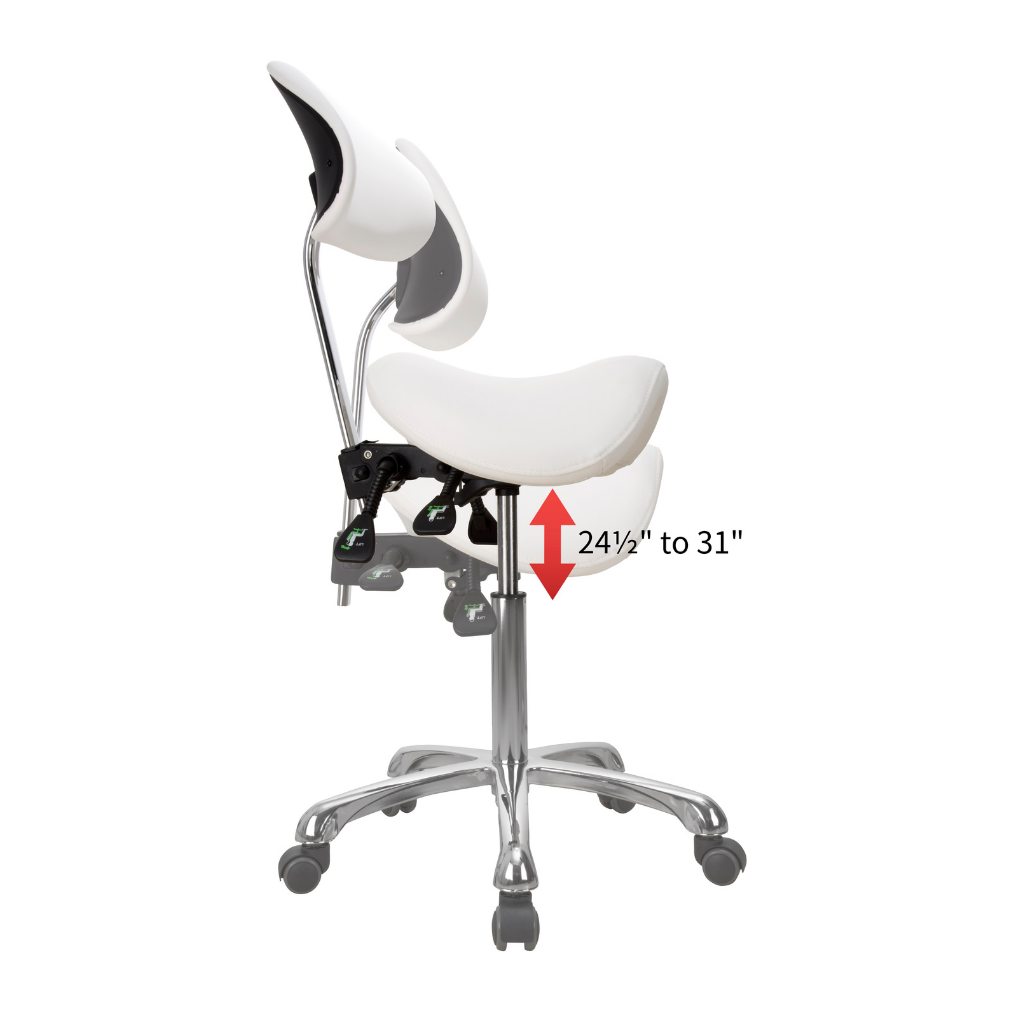 Massage stool with back support hotsell