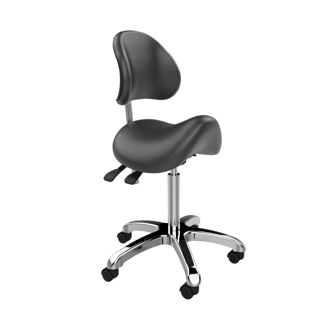 Esthetician medspa stool black