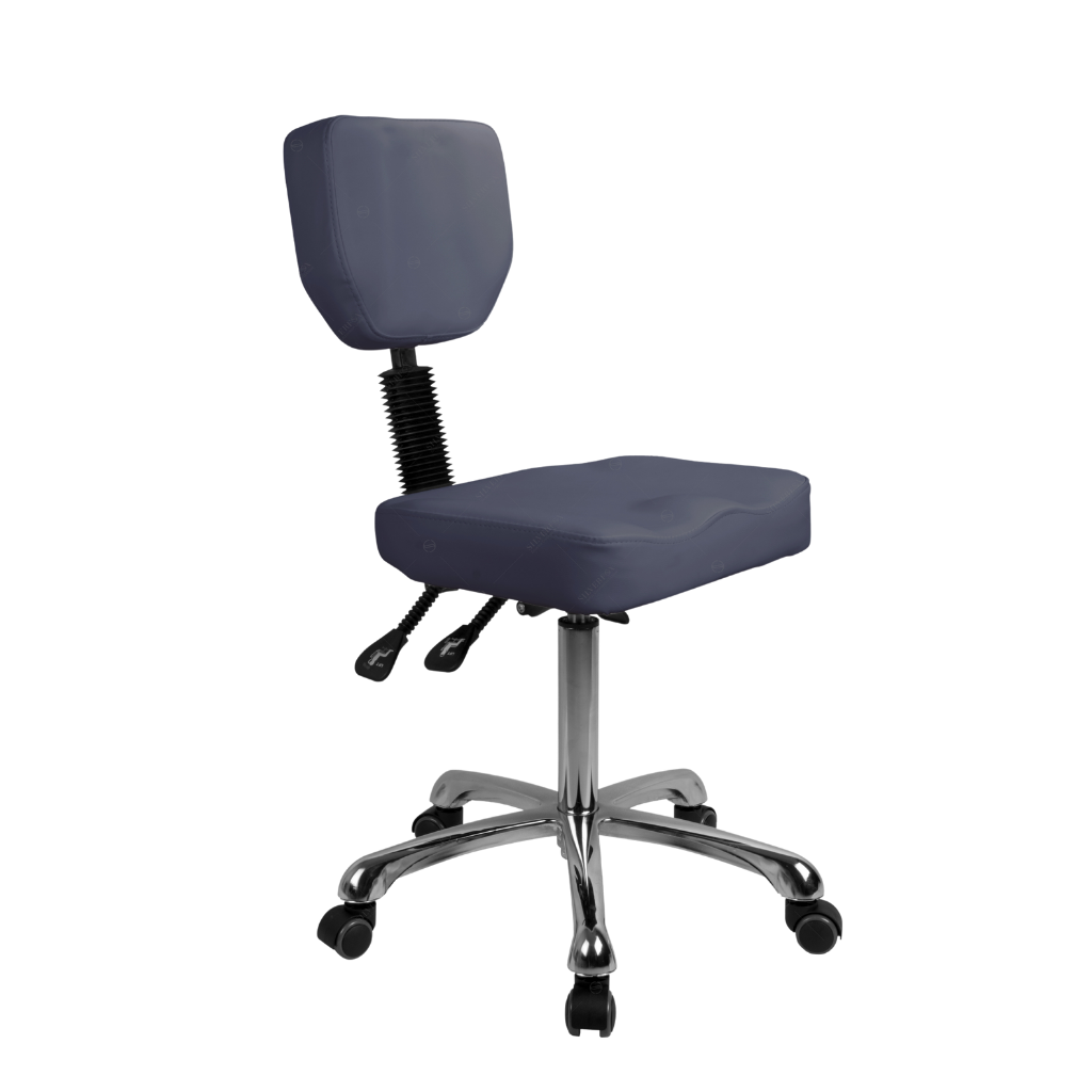 Esthetician medspa stool white