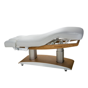 Electric MedSpa Bed Plush Wood Trim