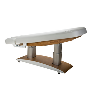 Electric MedSpa Bed Plush Wood Trim