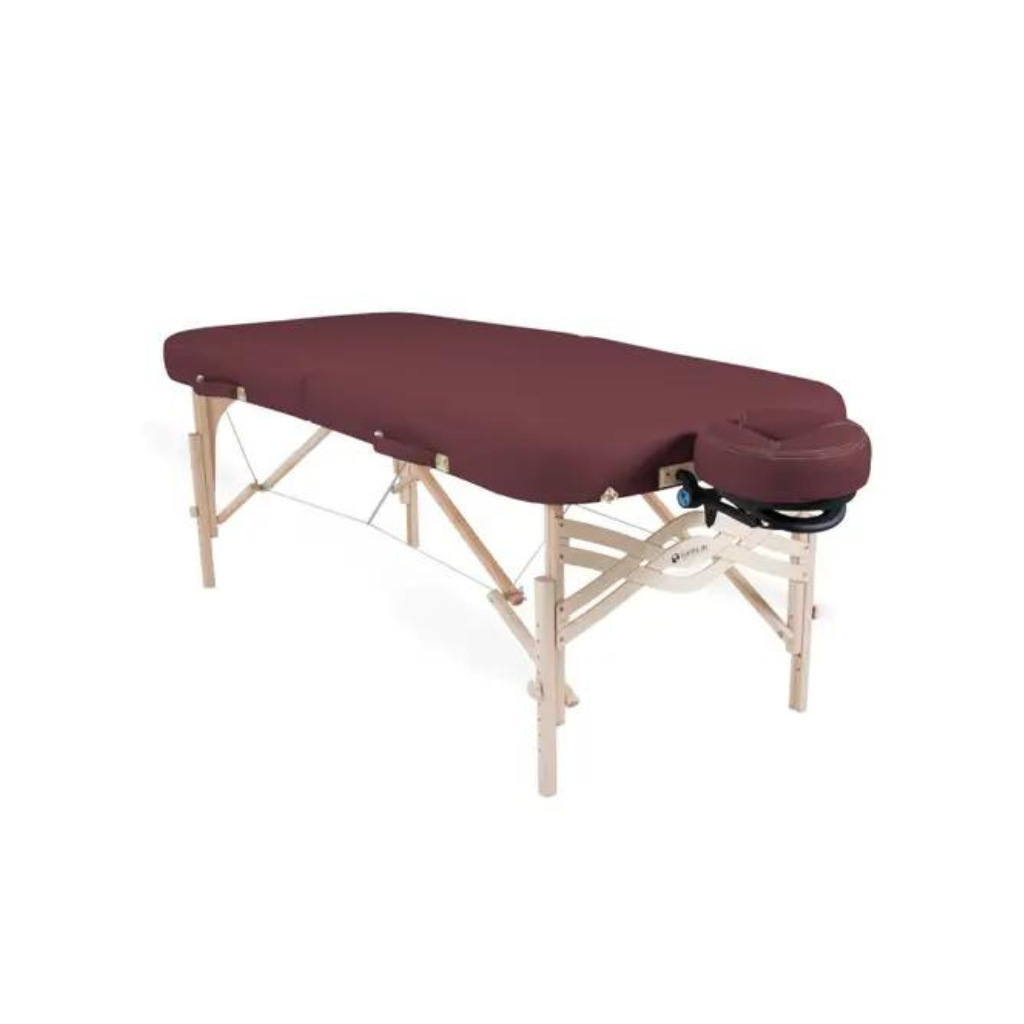 28 Spirit Burgundy Portable Massage Table