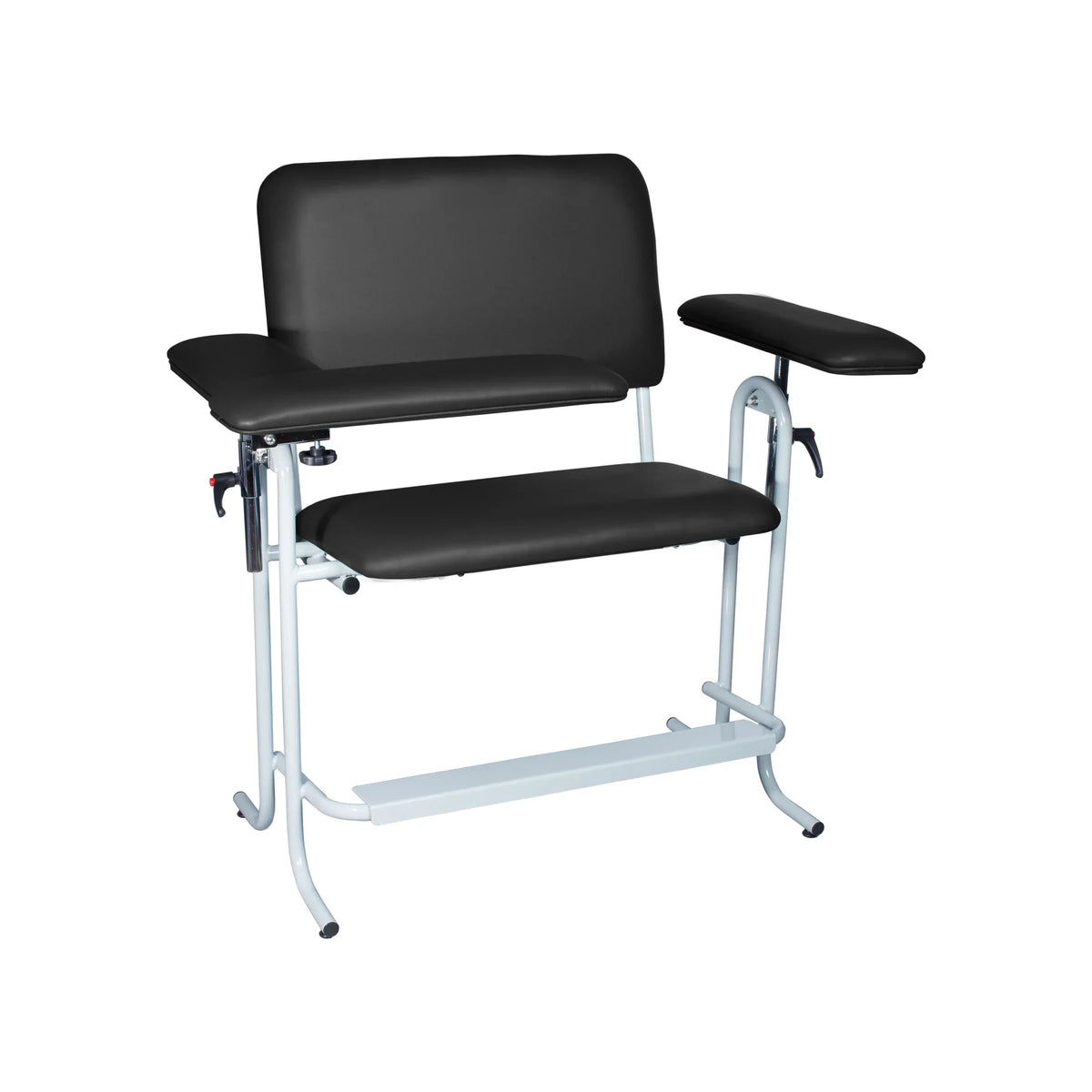 Blood Draw Chair, Wide, Tall Black