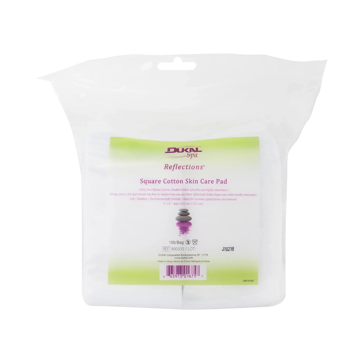 Square Cotton Skin Care Pad 4" X 4”