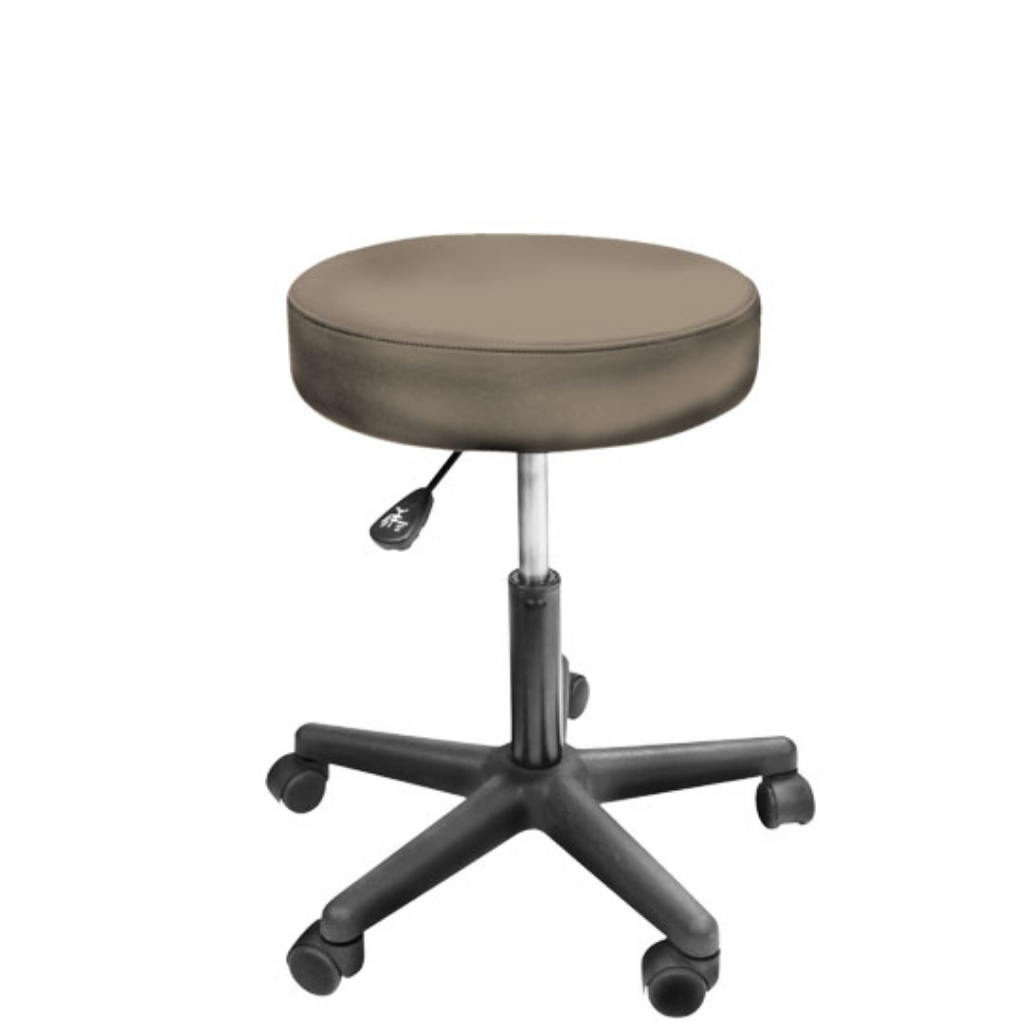 Custom Craftworks Classic Series Rolling Estheticians Stool Sandstone (RS)