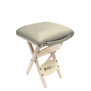 Products Custom Craftworks Solutions Series Wooden Folding Massage Stool Beige (I9311)