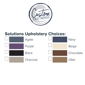 Custom Craftworks Solutions Series Triangle Wedge Bolster Upholstery Color Choices