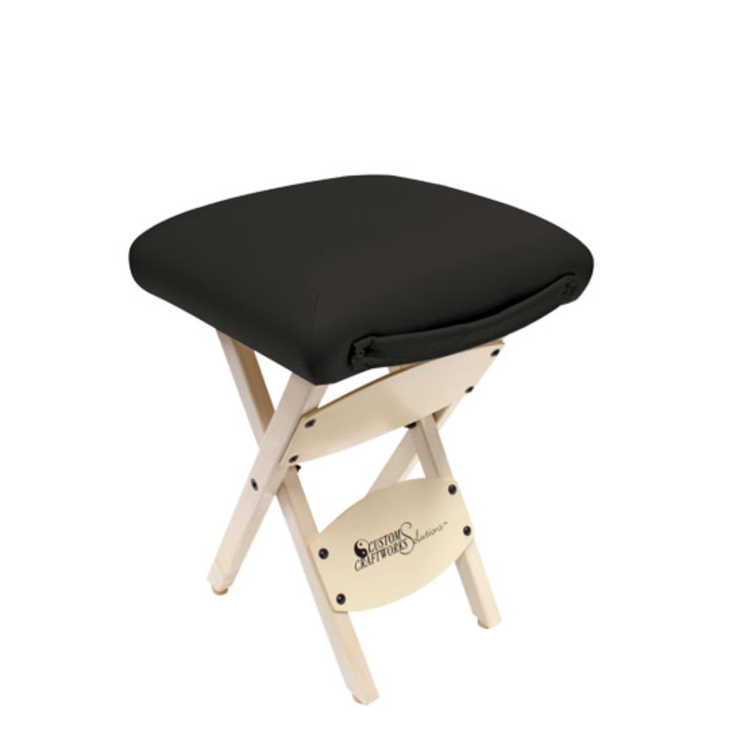 Custom Craftworks Solutions Series Wooden Folding Massage Stool