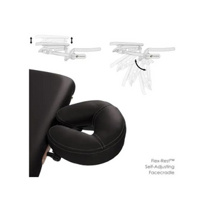 Earthlite Avalon XD Black Massage Table Facepillow platform