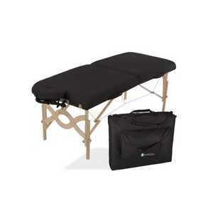 Earthlite Avalon XD Black Massage Table and case