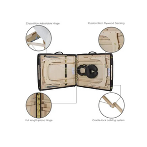 Earthlite Avalon XD Black Tilt Table Features