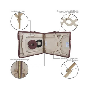 Earthlite Avalon XD Burgundy Massage Table Features_1