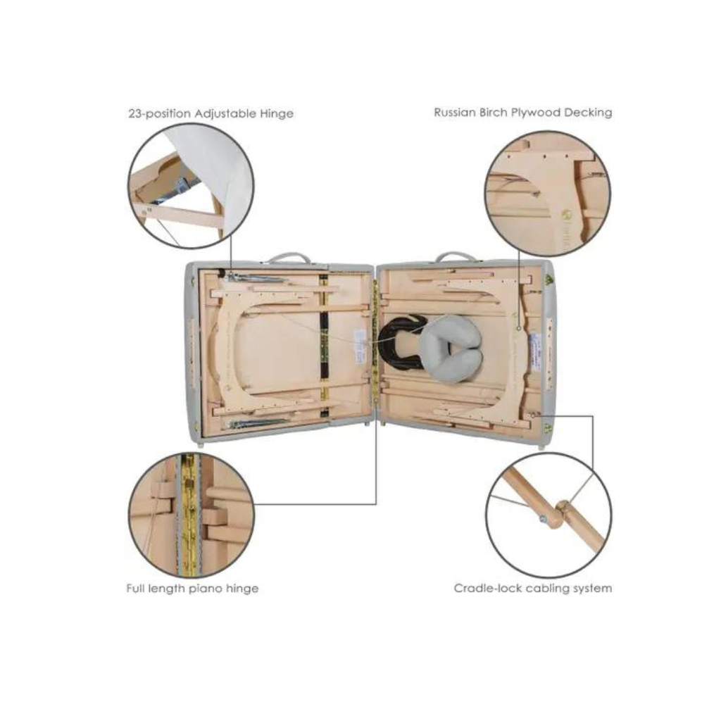 Earthlite Avalon XD Sterling Tilt Table Features