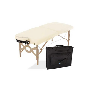 Earthlite Avalon XD Vanilla Creme Massage Table and Case