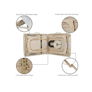 Earthlite Avalon XD Vanilla Creme Tilt Table Features