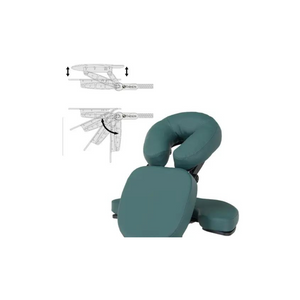 Earthlite Avila II Teal Portable Massage Chair Detail
