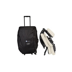 Earthlite Avila II Vanilla Creme Portable Chair flat Package