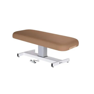 Earthlite Everest Flat Spa Pedestal Electric Table Latte