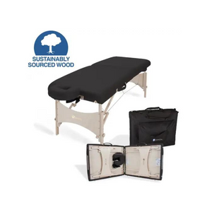 Earthlite Harmony DX Black Portable Massage Table Package