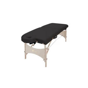 Earthlite Harmony DX Black Portable Massage Table Side View