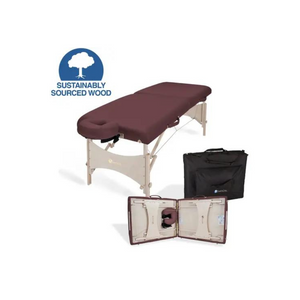 Earthlite Harmony DX Burgundy Portable Massage Table Package