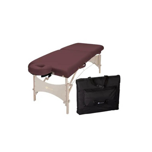 Earthlite Harmony DX Burgundy Portable Massage Table with Case